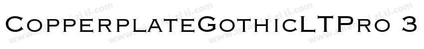 CopperplateGothicLTPro 31BC字体转换
